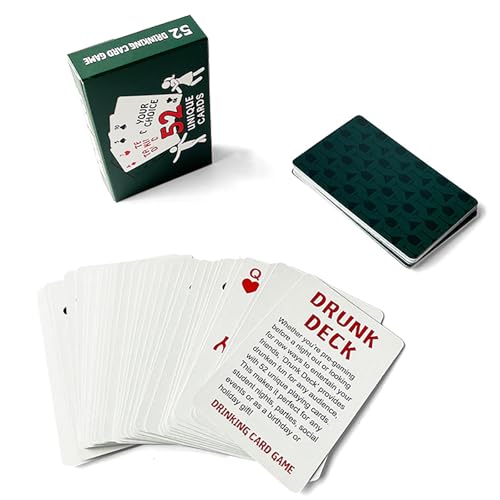 Betrunkene Paare 52 Einzigartige Karten Paare Trinkkartenspiel Erwachsene Date Nacht Interaktives Spiel Poker Car-ds Paar Geschenke für Freund Freundin Frau Ehemann Verlobung Geburtstag oder Jubiläen von Ucuse