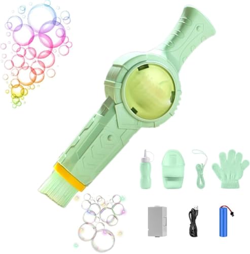 Bunte Rauchblasen-Maschine, elastische Blasen-Nebelblasen-Maschinen mit Handschuhen, magische, interaktive Nebelblasen-Maschinen für Party, mit elastischem Raucheffekt, leichtes Design von Ucuse