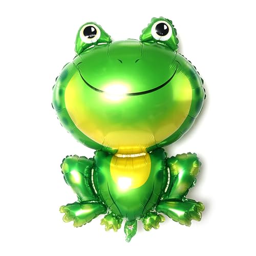 Frosch-Ballongürtel aus Aluminiumfolie für Kinder, Frosch-Mottoparty, Kindergeburtstagsparty-Dekorationen von Ucuse