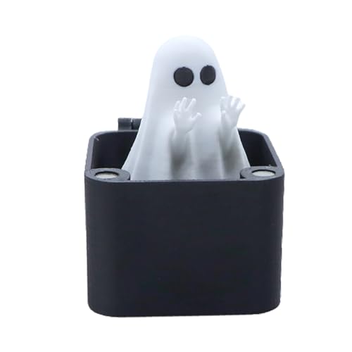 Halloween-Geister-Figur – Mittelfinger in einer Box, Halloween-weißer Elefant Geschenke für Erwachsene, schrulliger Witz-Streich, Geschenke für Männer, seltsame Sachen, schrulliger Witz, großer Bruder von Ucuse
