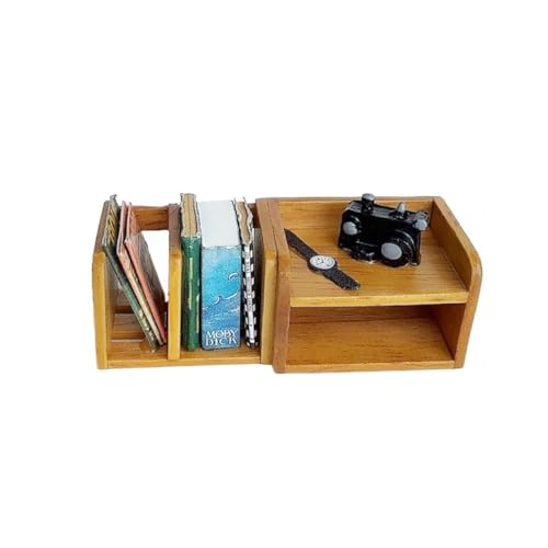 Miniatur Holz Zeitungsregal und Kamera Aufbewahrung 1:12 Möbel für Puppenhaus Bücher Zeitungsregal Holzregal Wohnzimmer Zubehör Dekoration Ornamente Miniatur Holz Zeitungsregal und Kamera Aufbewahrung 1:12 Möbel für Puppenhaus Bücher Zeitungsregal Holzregal Wohnzimmer Zubehör Dekoration Ornamente von Ucuse