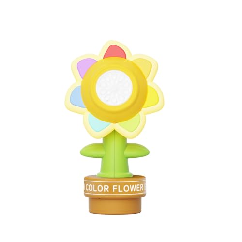 Seifenblasenmaschine mit sieben Farben, 7 Farben, Sonnenblumen, wiederaufladbar, mit Lichtern, tanzende Sonnenblumen-Seifenblasenmaschine für Kinder im Alter von 4–8 Jahren, Kleinkinder ab 3 Jahren Seifenblasenmaschine mit sieben Farben, 7 Farben, Sonnenblumen, wiederaufladbar, mit Lichtern, tanzende Sonnenblumen-Seifenblasenmaschine für Kinder im Alter von 4–8 Jahren, Kleinkinder ab 3 Jahren von Ucuse