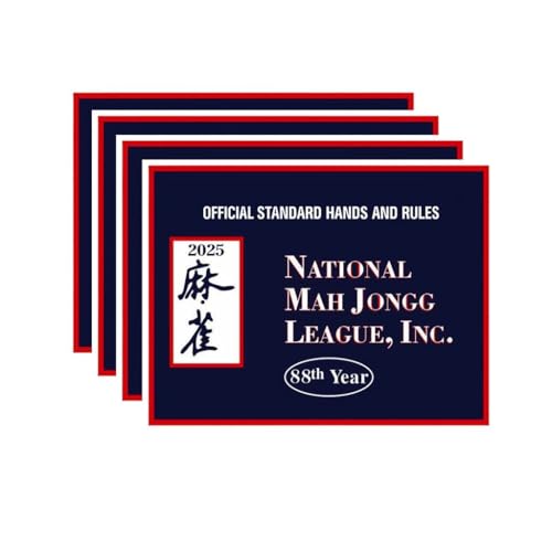 Ucuse 2025 Mahjong Card Guide Rules Official Revision - Large Size - 4Pcs - Easy to Read Ucuse 2025 Mahjong Card Guide Rules Official Revision - Large Size - 4Pcs - Easy to Read von Ucuse
