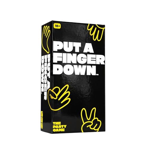Ucuse Fingers Down The Partyspiel, das jeden zum Sprechen bringt, lustiges Kartenspiel für Erwachsene und Icebreaker-Ideen, Spielabend und große oder kleine Gruppen, 400 Karten für 2+ Spieler von Ucuse