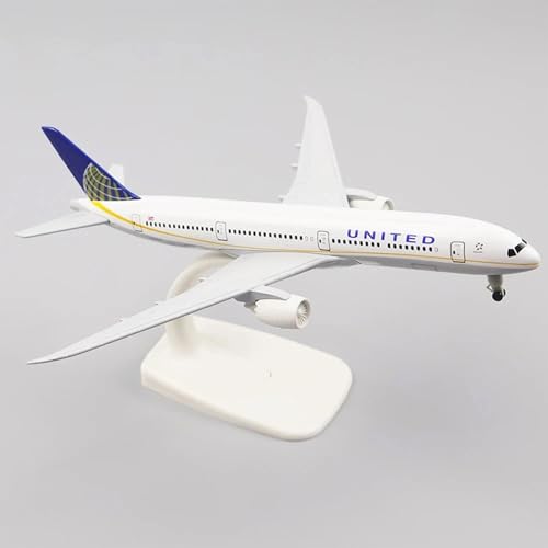 Ucuse B787 Flugzeugmodell im Maßstab 1:300 Metall & Acryl Flugzeug Nachbildung für Kinder, Erwachsene, Sammler & Enthusiasten von Ucuse