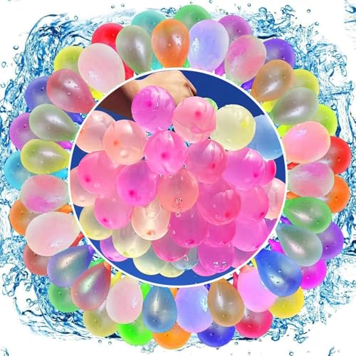 Wasserballons zum schnellen Befüllen – 999 Nachfüllpackung, schnelles Befüllen und selbstversiegelnde, tropische farbige Wasserbomben für Familie, Freunde, Kinder und Erwachsene, Sommerspiele im von Ucuse