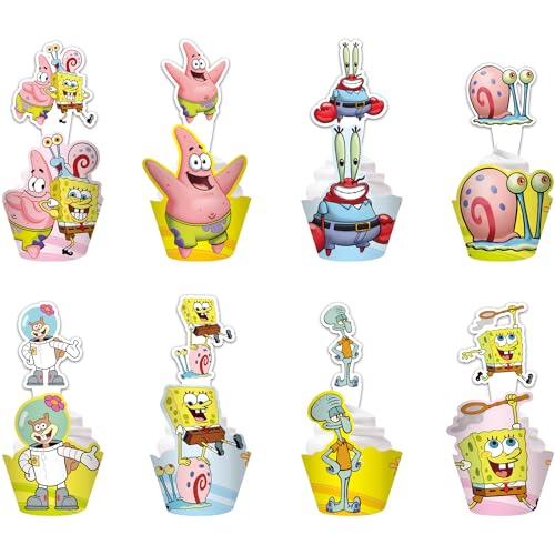 UdacA Torte Topper, 48 Stück Cartoon Cupcake Topper Deko Tortendeko, Tortenaufleger Geburtstag für Kinder, Figuren Torte, Tortendeko Kindergeburtstag UdacA Torte Topper, 48 Stück Cartoon Cupcake Topper Deko Tortendeko, Tortenaufleger Geburtstag für Kinder, Figuren Torte, Tortendeko Kindergeburtstag von UdacA