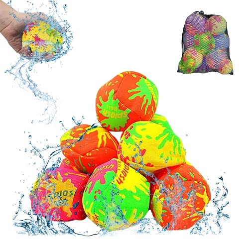 Udbrud 8 Stück Wasserbomben Bälle, Wasserbomben Wiederverwendbar Splash Bälle Wasserballon für Kinder Beachball Set Sommer Wasserball für Pool, Wasser, Strand, Meer, Wasserpark Udbrud 8 Stück Wasserbomben Bälle, Wasserbomben Wiederverwendbar Splash Bälle Wasserballon für Kinder Beachball Set Sommer Wasserball für Pool, Wasser, Strand, Meer, Wasserpark von Udbrud