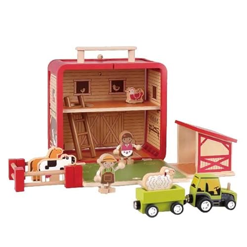 Bass und Bass Koffer Rennbahn – Nachahmungsspiel – 3 + Spielzeug aus Holz Bass und Bass Koffer Rennbahn – Nachahmungsspiel – 3 + Spielzeug aus Holz von Udeas