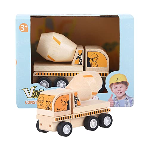 Udeas Holz Betonmischer - Pädagogisches Holzspielzeug ab 3 Jahren, Sandspielzeugfahrzeuge mit Drehfunktionen, Robustes Baufahrzeug, Ungiftige Farben, Abnehmbare Kabine, Kreativer Spielspaß für Kinder Udeas Holz Betonmischer - Pädagogisches Holzspielzeug ab 3 Jahren, Sandspielzeugfahrzeuge mit Drehfunktionen, Robustes Baufahrzeug, Ungiftige Farben, Abnehmbare Kabine, Kreativer Spielspaß für Kinder von Udeas