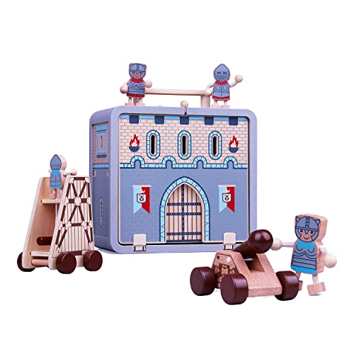 Udeas Schloss-Spielzeug-Set, lustiges Burgspielzeug mit Buntem Thema, Holzspielzeug mit markanten Figuren, historische Kriegsfahrzeuge aus Holz mit Soldaten Figuren Udeas Schloss-Spielzeug-Set, lustiges Burgspielzeug mit Buntem Thema, Holzspielzeug mit markanten Figuren, historische Kriegsfahrzeuge aus Holz mit Soldaten Figuren von Udeas