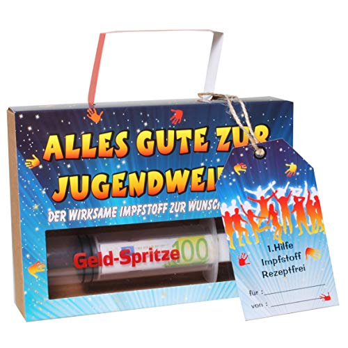 Udo Schmidt GmbH & Co witzige Geld-Spritze Finanzspritze Deko Spritze zum Befüllen mit Geld zur Jugendweihe von Udo Schmidt GmbH & Co