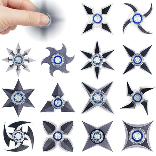 14 Stück Stressball Fingerspitzen Spielzeug Spinner Stress Relief Toys, Drehbare Stressbälle Spiel, Sensorisches Spinnendes Spielzeug für Kinder und Erwachsene 14 Stück Stressball Fingerspitzen Spielzeug Spinner Stress Relief Toys, Drehbare Stressbälle Spiel, Sensorisches Spinnendes Spielzeug für Kinder und Erwachsene von Ueiwffzo
