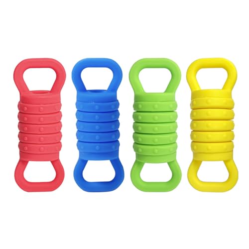 4 Stück Sensorik Spielzeug Fidget Toys Kauarmband Kinder ADHS Autismus Dekompression Spielzeug zur Stressabbau und Angstlinderung von Ueiwffzo