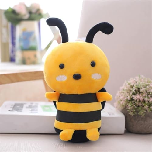 Ueiwffzo Bienen Plüschtiere, 20cm Honigbiene Kuscheltier, Niedliche Weiche Honigbiene Plüschtier Kinder, Plüsch Spielzeug Geschenk für Jungen Und Mädchen von Ueiwffzo