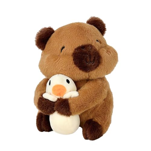 Ueiwffzo Capybara Kuscheltier 20cm niedlich Capybara und Kleine Ente Plüschtier, Plüschtier Kinder Plüsch Spielzeug Geschenk für Kinder Ueiwffzo Capybara Kuscheltier 20cm niedlich Capybara und Kleine Ente Plüschtier, Plüschtier Kinder Plüsch Spielzeug Geschenk für Kinder von Ueiwffzo