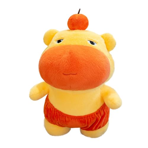 Ueiwffzo Capybara Stofftier Plüschtier, Kuscheltier Plüschpuppen Weich Gemütliches Capybara, Plüsch Spielzeug Wurfkissen Geschenke für Kinder (35cm) von Ueiwffzo