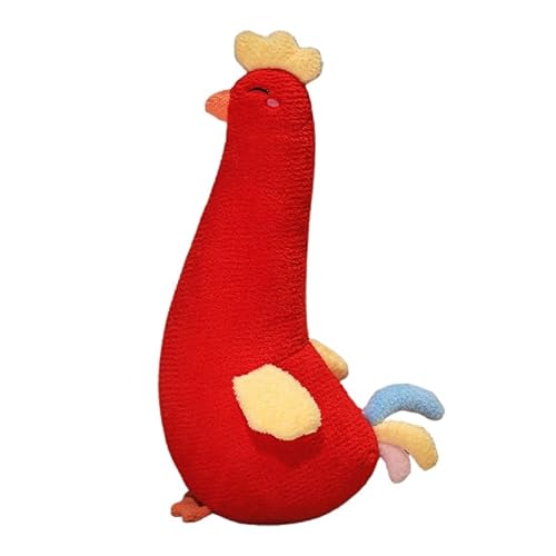 Ueiwffzo Gans Kuscheltier Stofftier, Ente Plüschtier Puppe Plüsch Kissen 60cm Kuscheltier XXL Gefülltes Kissen Flauschiges Stofftier WeichesDekokissen Für Kinder Und Mädchen (Hahn) von Ueiwffzo