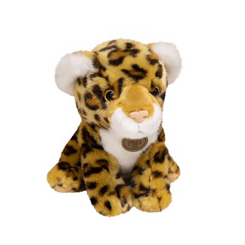 Ueiwffzo Gepard Kuscheltier Niedliche Kleiner Gepard Plüschtier zum Kuscheln & Spielen Plüsch Spielzeug, Plüsch Puppen Stofftier Geschenke für Kinder (25cm) von Ueiwffzo