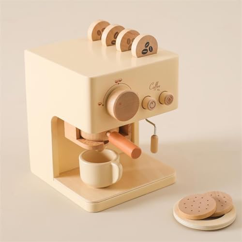 Ueiwffzo Kaffeemaschine Kinder Holz Kinderküche Zubehör Spielzeug, Kinderkaffee Kinder Küche Spielküchen Geschenke Für Jungen Und Mädchen Ueiwffzo Kaffeemaschine Kinder Holz Kinderküche Zubehör Spielzeug, Kinderkaffee Kinder Küche Spielküchen Geschenke Für Jungen Und Mädchen von Ueiwffzo