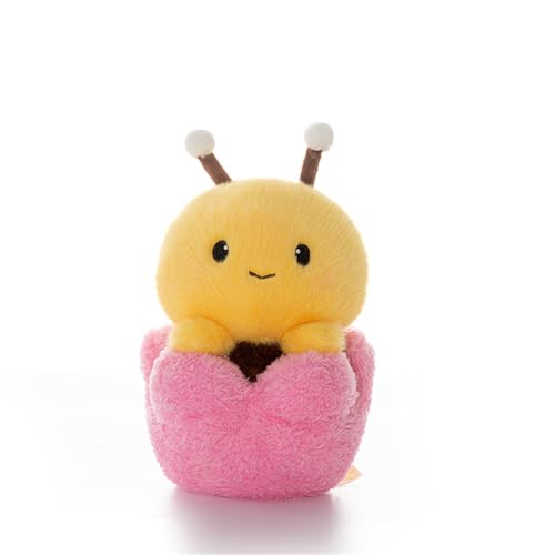 Ueiwffzo Kuscheltier Honigkanne Kleine Tiere Plüschtier Niedlich Plush Tiere Spielzeug Stofftier zum Kuscheln und Spielen, Kuscheltier Stofftier Geschenk (Bienen) von Ueiwffzo