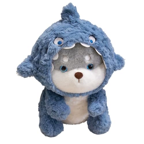 Ueiwffzo Kuscheltier Hund Hai Plüschtier, Niedlich Plush Welpen Spielzeug Stofftier, Plüsch Spielzeug Plüschpuppen Weihnachten Geschenk für Kinder (47cm) von Ueiwffzo