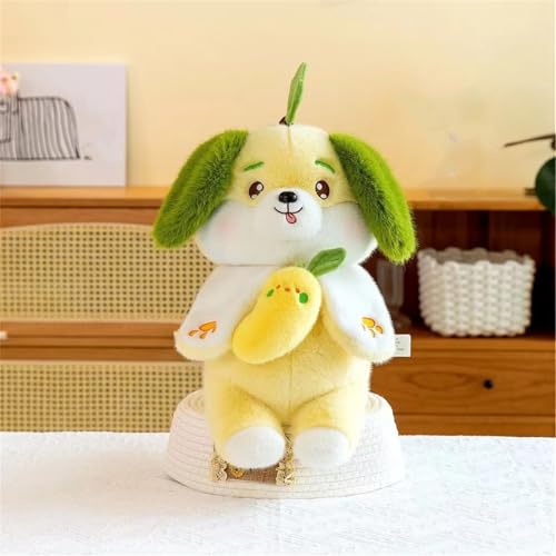 Ueiwffzo Kuscheltier Hund Plüschtier Niedlich Mango Welpe, Plüsch-Hund Spielzeug Stofftier zum Kuscheln und Spielen, Geschenke für Kinder (35cm) von Ueiwffzo