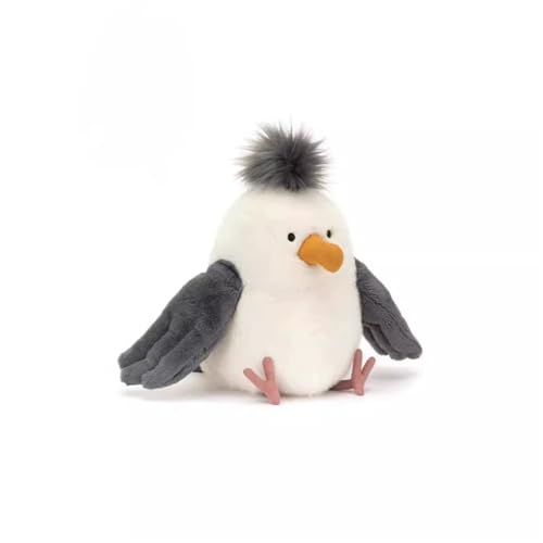 Ueiwffzo Kuscheltier Möwe Plüschtier Stofftier Plüsch zum Kuscheln & Spielen Niedlicher Möwe Plüsch Spielzeug Plüschpuppen, Geschenk für Kinder, Mädchen und Jungen von Ueiwffzo