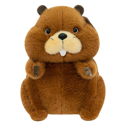 Ueiwffzo Kuscheltier Murmeltier Plüsch Spielzeug Flauschiger Stofftier, Plüschtier Niedlich Murmeltier Kuscheln und Spielen Kawaii Deko Puppen Geschenke für Kinder (40cm,B) von Ueiwffzo