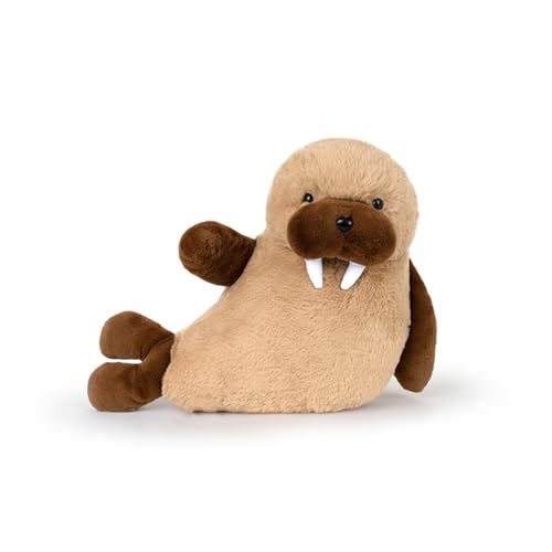 Ueiwffzo Kuscheltier Robben Seeelefanten 35cm Plüschtier Kawaii Stofftier Plüsch Kissen zum Kuscheln Spielen, Kuscheltier Spielzeug Tier Geschenke für Kinder (Seeelefanten A) von Ueiwffzo