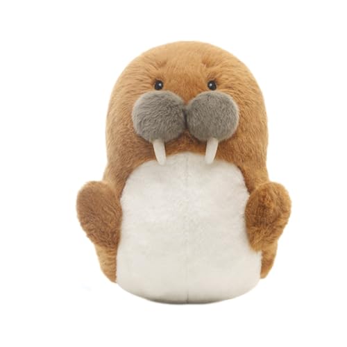 Ueiwffzo Kuscheltier Seeelefanten Plüschtier Kawaii Stofftier Plüsch Kissen zum Kuscheln & Spielen, Plüschpuppen Weihnachten Geschenk für Kinder von Ueiwffzo