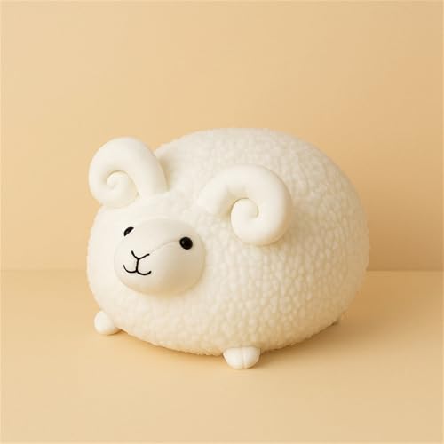 Ueiwffzo Kuscheltier lamm Schaf, Plüsch Spielzeug Schafe Plüschtier für Kinder, Flauschiger Stofftier zum Spielen, Geschenk & Kuscheln, Niedlich Schaf (45cm,Weiß) von Ueiwffzo