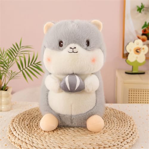 Ueiwffzo Murmeltier Kuscheltier Niedlich Cartoons Plüschtier, Süßes Plüsch Spielzeug Murmeltier Puppe Plüschtiere Geschenk für Jungen Mädchen Babys (23cn,Grau) von Ueiwffzo