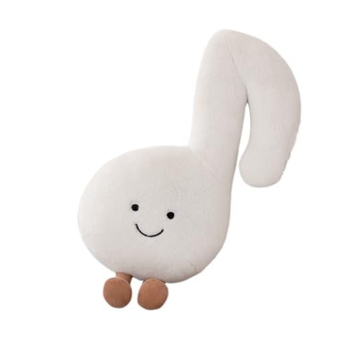 Ueiwffzo Musikinstrumente Plüschtier, Niedlich Cartoons Gitarre Geige Kuscheltier, Weiche Spielzeug Kuscheltier Geschenke für Baby Mädchen und Jungen (Musiknote 32cm) von Ueiwffzo