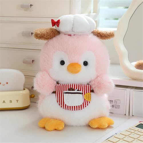 Ueiwffzo Pinguin Stofftier Plüschtier, niedlich Pinguin Kuscheltier Plüschpuppen für Mädchen, Jungen & Babys, Weiche Plüsch Pinguin Puppe Plüschtiere Geschenk 23cm (Rosa) von Ueiwffzo