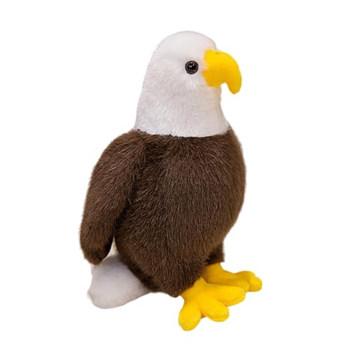Ueiwffzo Plüsch Adler Kuscheltier, Niedliche Weiche Tier Stofftier Realistischen Adler Plüschtier, Plüsch Spielzeug Geschenke für Kinder (45cm) von Ueiwffzo
