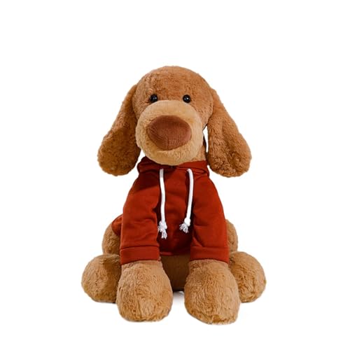 Ueiwffzo Plüsch Hund Kuscheltier Niedlich Hunde Plüschtier Stofftier Plüschpuppe zum Kuscheln und Liebhaben für jeden Anlass, Spielzeug Geschenk für Kinder (32cm) von Ueiwffzo