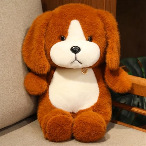 Ueiwffzo Plüsch Hund Kuscheltier Niedlich Plush Katzen Welpen 35cm Spielzeug Stofftier zum Kuscheln und Spielen, ideales Welpenspielzeug Geschenke für Kinder (Hund) von Ueiwffzo