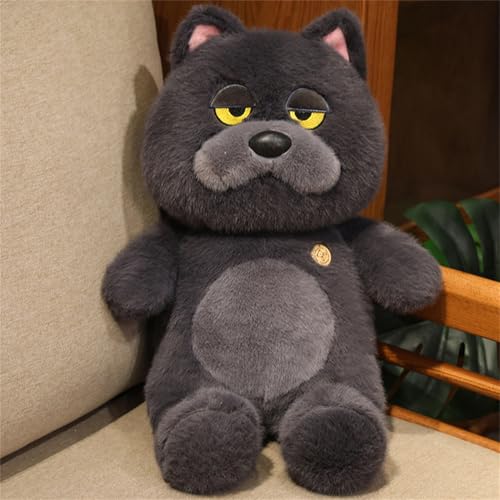 Ueiwffzo Plüsch Hund Kuscheltier Niedlich Plush Katzen Welpen 35cm Spielzeug Stofftier zum Kuscheln und Spielen, ideales Welpenspielzeug Geschenke für Kinder (Katzen) von Ueiwffzo