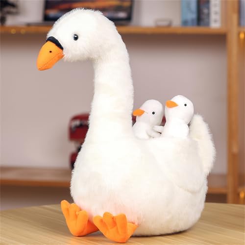 Ueiwffzo Plüsch Kuscheltier Gans, Tierische Große Gans Plüschtier Mutter und Kind, 35cm Weich Süßes Gans Kuscheltier Spielzeug Tier Kinder Geschenke Ueiwffzo Plüsch Kuscheltier Gans, Tierische Große Gans Plüschtier Mutter und Kind, 35cm Weich Süßes Gans Kuscheltier Spielzeug Tier Kinder Geschenke von Ueiwffzo