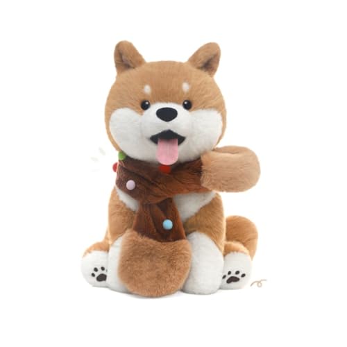 Ueiwffzo Plüsch Kuscheltier Hund Plüschtier Plush Welpen Spielzeug Stofftier Niedlich Plushie Welpen Tier Kuscheln und Spielen Geschenke für Kinder von Ueiwffzo