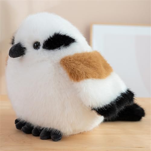 Ueiwffzo Plüschtier, Pelzige Vogel-Plüschpuppe, Niedlicher Kleiner Vogel Kuscheltier, Plüsch Spielzeug als Geschenk für Ihre Freunde (C 20cm) von Ueiwffzo