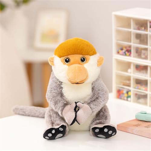 Ueiwffzo Plüschtier Affen Lustiger Plüsch, Kuscheltier Lange Nase AFFE 22cm, Plüschpuppe Geschenke für Kinder Begleiter Weicher Flauschiger Spielzeug Ueiwffzo Plüschtier Affen Lustiger Plüsch, Kuscheltier Lange Nase AFFE 22cm, Plüschpuppe Geschenke für Kinder Begleiter Weicher Flauschiger Spielzeug von Ueiwffzo