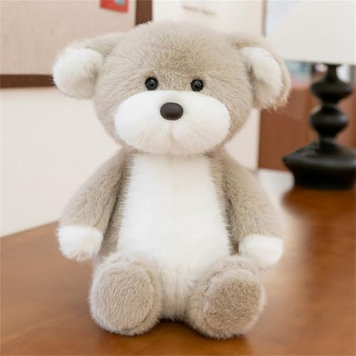 Ueiwffzo Plüschtier Tierische Gans Plüsch Kuscheltier Hund, Pinguin Stofftier Weiches Plüschkissen Baby Spielzeug Süße Kuscheltiere Geschenk für Kinder (30cm,Hund) von Ueiwffzo