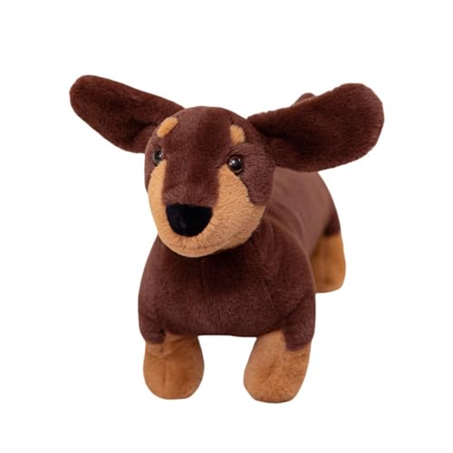 Ueiwffzo Plüschtiere Hund, Realistische Hunde Kuscheltier Spielzeug Kinder Stofftier, Welpen Spielzeug Plüschtiere Plüsch Kissen Geschenke für Jungen Mädchen (80cm) von Ueiwffzo