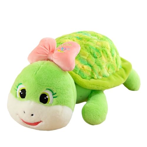 Ueiwffzo Schildkröte Kuscheltier, Niedliche Weiche Schildkröte Plüschtier, Kuschelkissen Kinderzimmer Plüsch Spielzeug Stofftier, Geschenk für Mädchen Jungen (35cm,Rosa) von Ueiwffzo