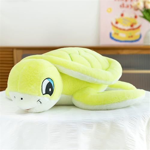 Ueiwffzo Schildkröte Kuscheltier, Plüsch Niedliche Schildkröte Plüschtier Flauschiges Stofftier Plüschtiere Spielzeug Kuschelkissen Dekokissen Für Kinderzimmer Deko (32cm,Lichtgrün) von Ueiwffzo