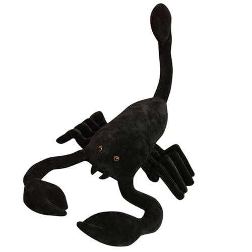 Ueiwffzo Skorpion Kuscheltier Simuliertes Kawaii Tier Weicher Stofftier Weicher Stofftier Plüsch Spielzeug für Halloween Dekoration Geburtstagsgeschenk für Kinder (45cm) von Ueiwffzo