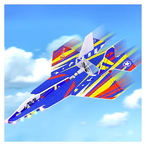 Ueyben Flugzeug Spielzeug, Styropor Flugzeuge für Kinder Elektrisches Wurfgleiter Outdoor Spiele F35 Model Styroporflieger mit Led Lichter für Geburtstag Ueyben Flugzeug Spielzeug, Styropor Flugzeuge für Kinder Elektrisches Wurfgleiter Outdoor Spiele F35 Model Styroporflieger mit Led Lichter für Geburtstag von Ueyben