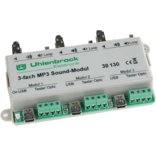 Uhlenbrock - 3-Fach Mp3 Sound Modul (11/20) * - UH38130 von Uhlenbrock